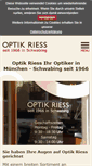 Mobile Screenshot of optik-riess.de